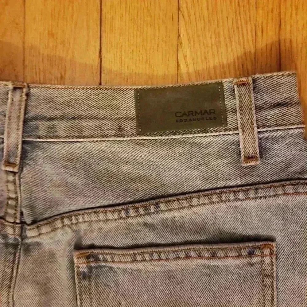 Carmar Beatrice Distressed Denim Skirt Size 29 - Picture 6 of 6